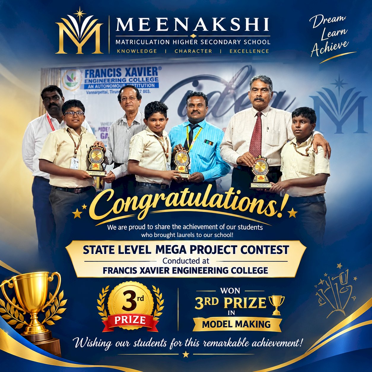 MMHSS Students Win Third Prize in State-Level Mega...